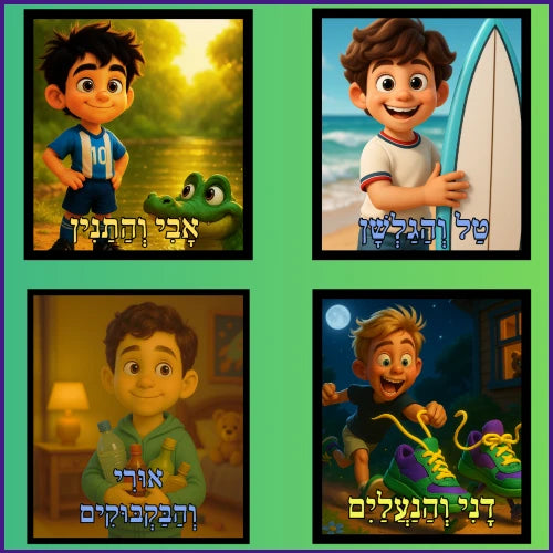 ערכה מס' 3: שישיית ספרונים דיגיטליים לתרגול ראשית קריאה
