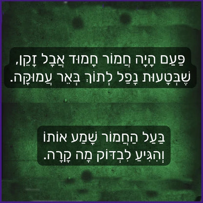 החמור והבאר